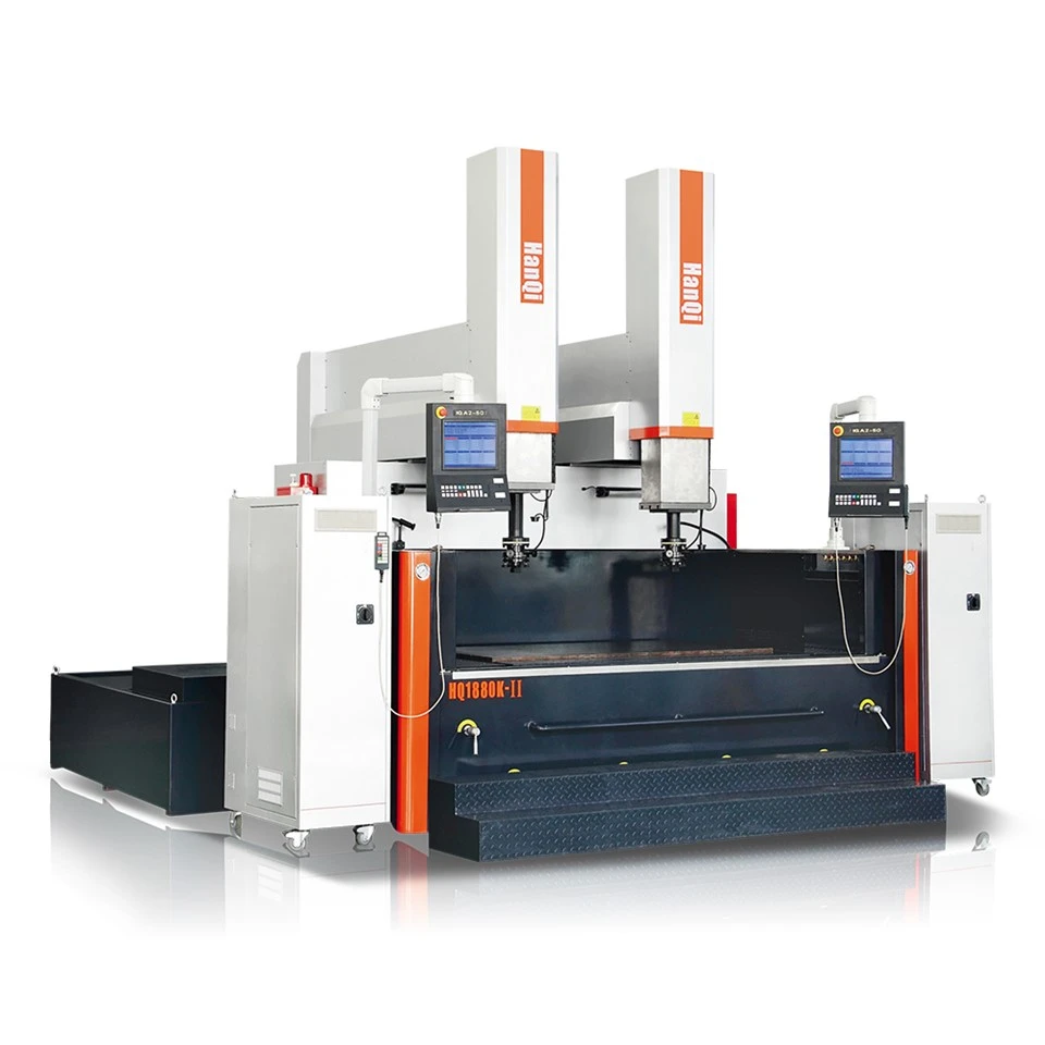 Täysin CNC-kaksoispää, korkean tarkkuuden EDM-kone